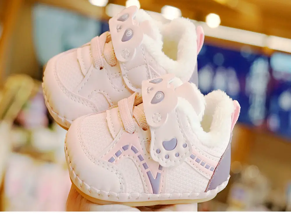 Baby Shoes Soft Sole Winter Fleece Lined 0-1Y — feature 7