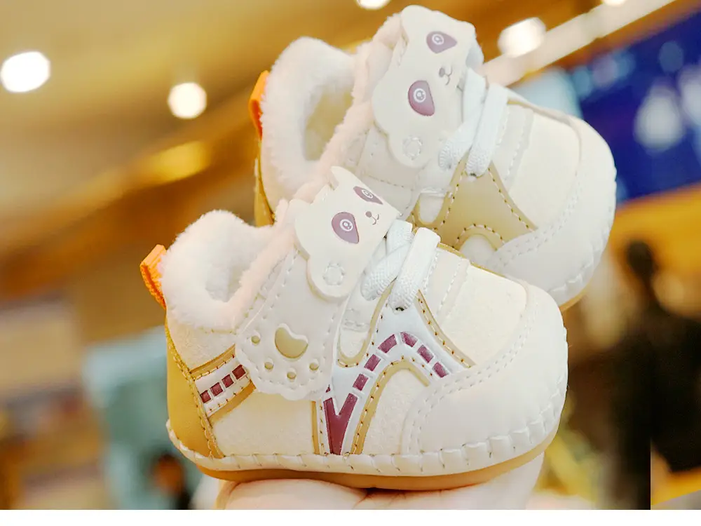 Baby Shoes Soft Sole Winter Fleece Lined 0-1Y — feature 8