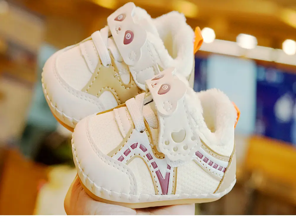 Baby Shoes Soft Sole Winter Fleece Lined 0-1Y — feature 9