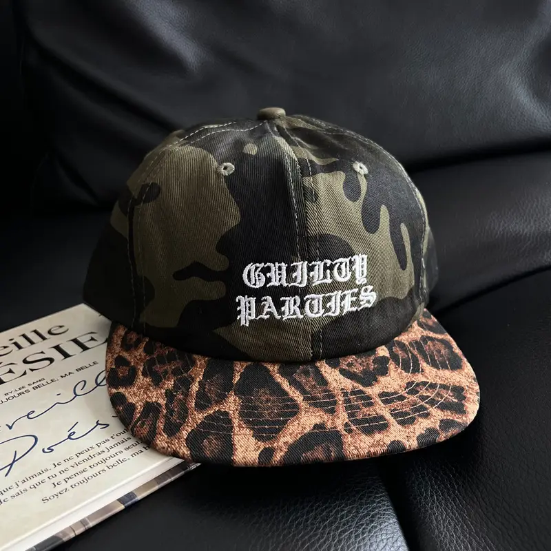 Taak New Camouflage Letter Baseball Cap for Women Face-Slimming