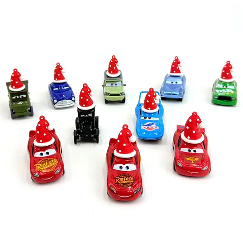 Cross-Border Cars Halloween Christmas Hat Series Gift Lightning Mcqueen Alloy Racing Toy Boy