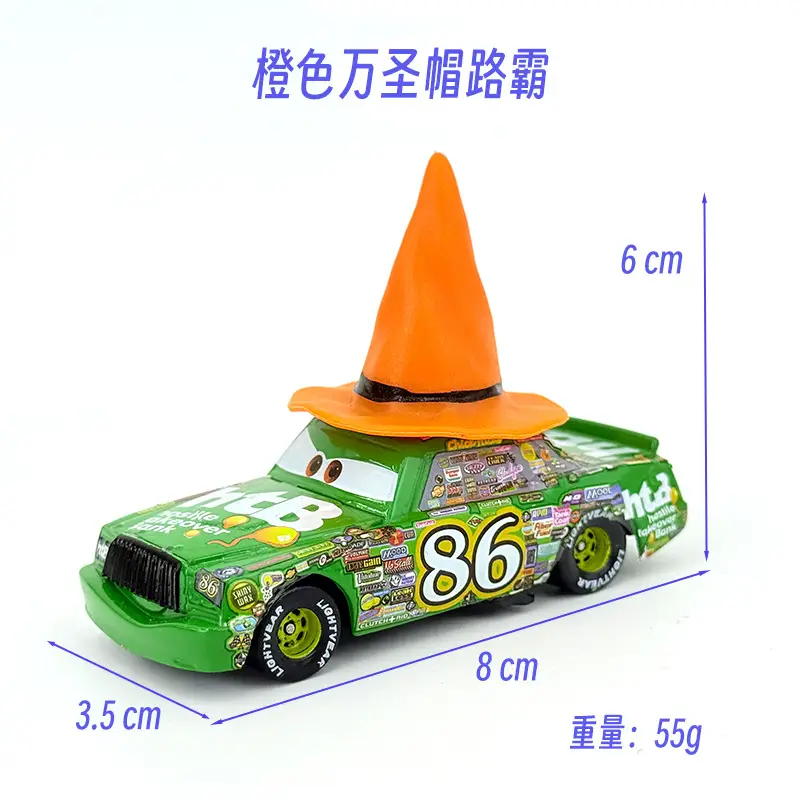 Cross-Border Cars Halloween Christmas Hat Series Gift Lightning Mcqueen Alloy Racing Toy Boy