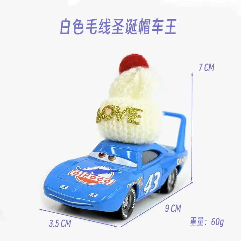 Cross-Border Cars Halloween Christmas Hat Series Gift Lightning Mcqueen Alloy Racing Toy Boy