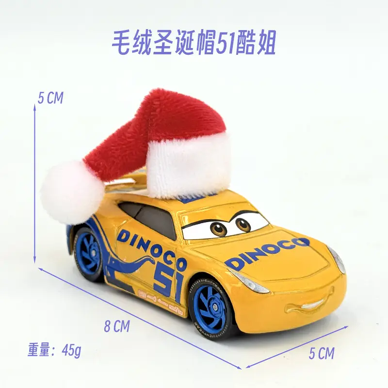 Cross-Border Cars Halloween Christmas Hat Series Gift Lightning Mcqueen Alloy Racing Toy Boy