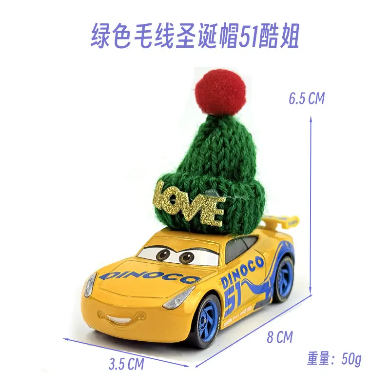 Cross-Border Cars Halloween Christmas Hat Series Gift Lightning Mcqueen Alloy Racing Toy Boy