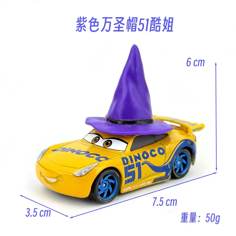 Cross-Border Cars Halloween Christmas Hat Series Gift Lightning Mcqueen Alloy Racing Toy Boy