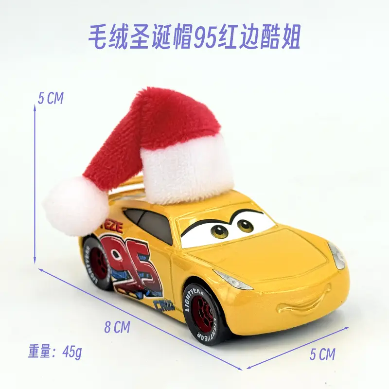 Cross-Border Cars Halloween Christmas Hat Series Gift Lightning Mcqueen Alloy Racing Toy Boy