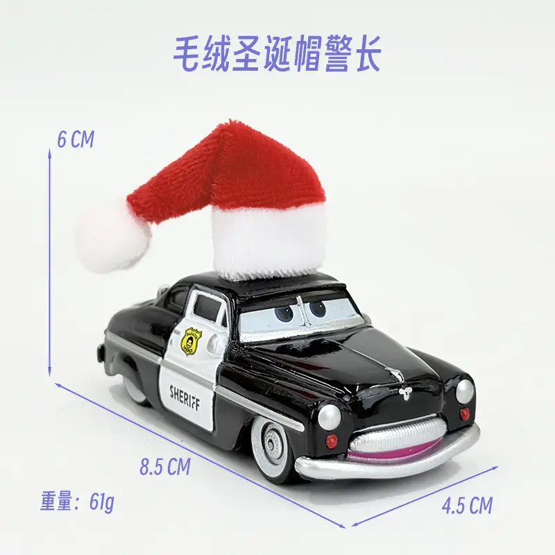 Cross-Border Cars Halloween Christmas Hat Series Gift Lightning Mcqueen Alloy Racing Toy Boy