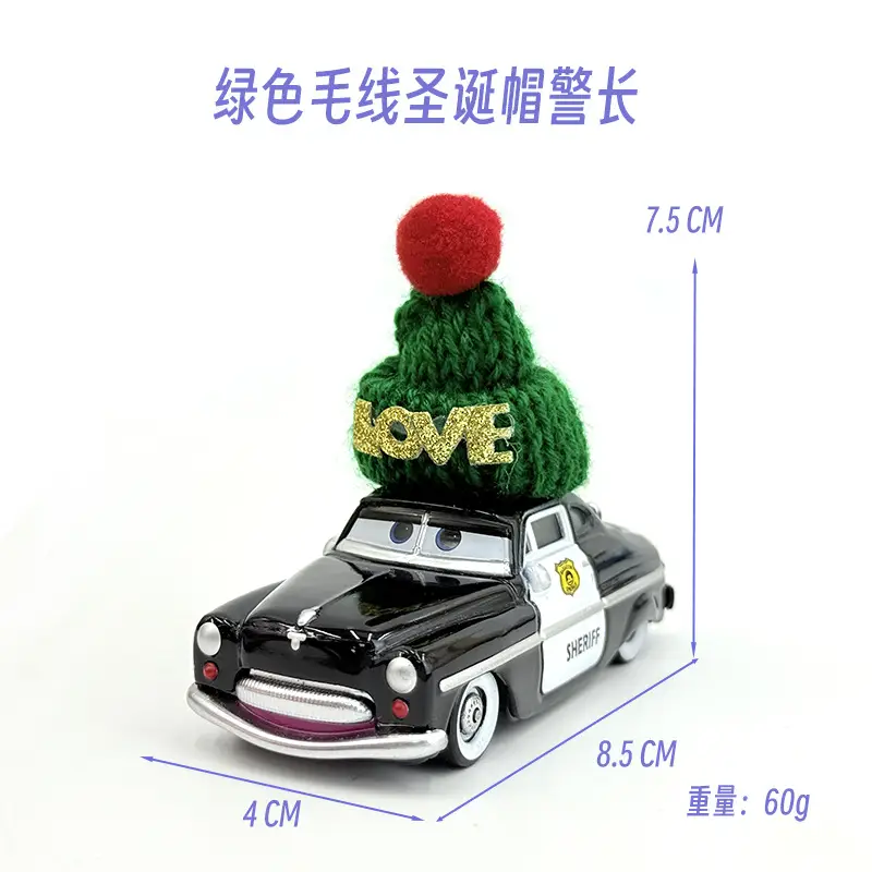 Cross-Border Cars Halloween Christmas Hat Series Gift Lightning Mcqueen Alloy Racing Toy Boy