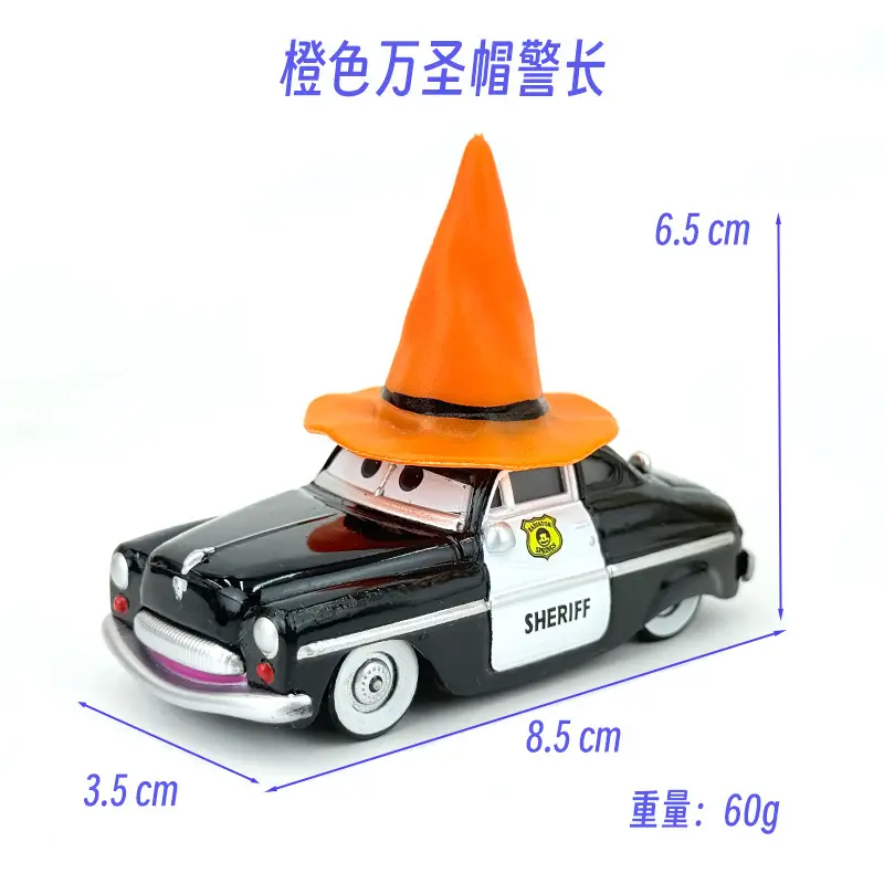 Cross-Border Cars Halloween Christmas Hat Series Gift Lightning Mcqueen Alloy Racing Toy Boy