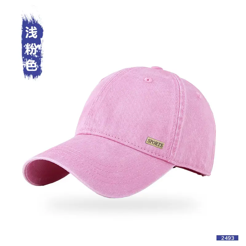 Men Grey Baseball Cap Peaked Soft Top - Image 6