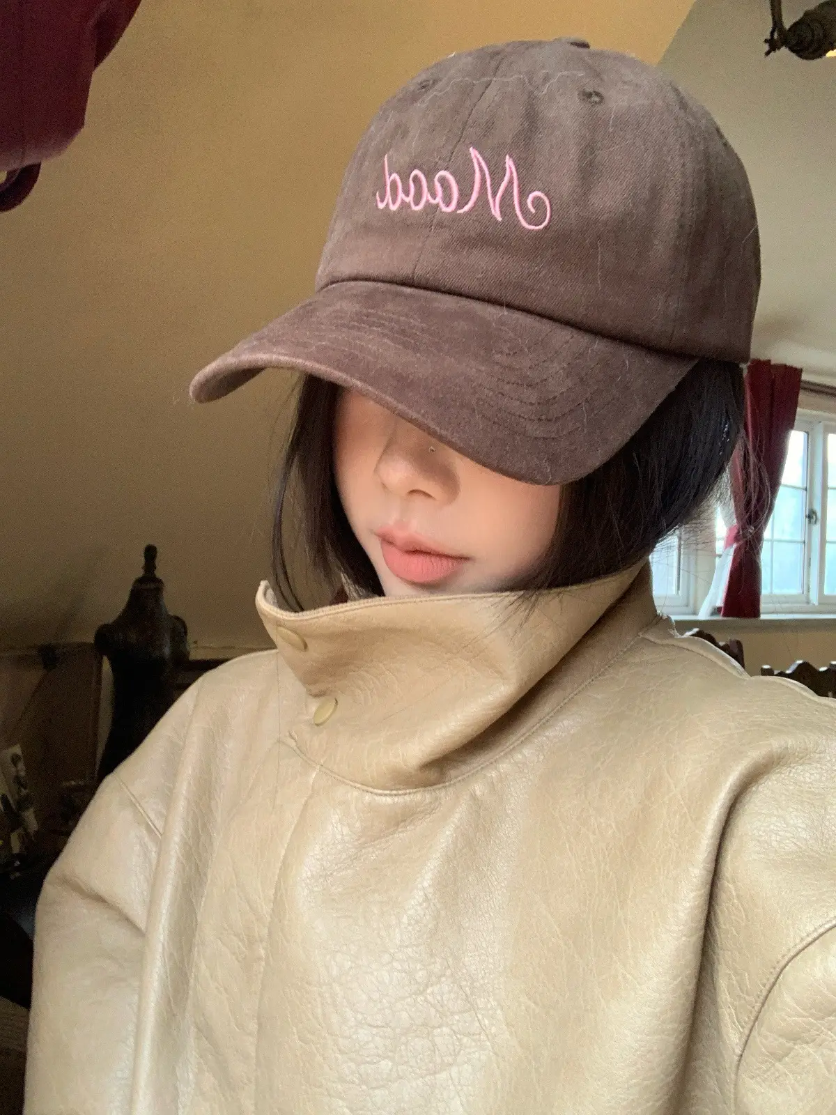 Green Embroidered Baseball Cap for Women — feature 13