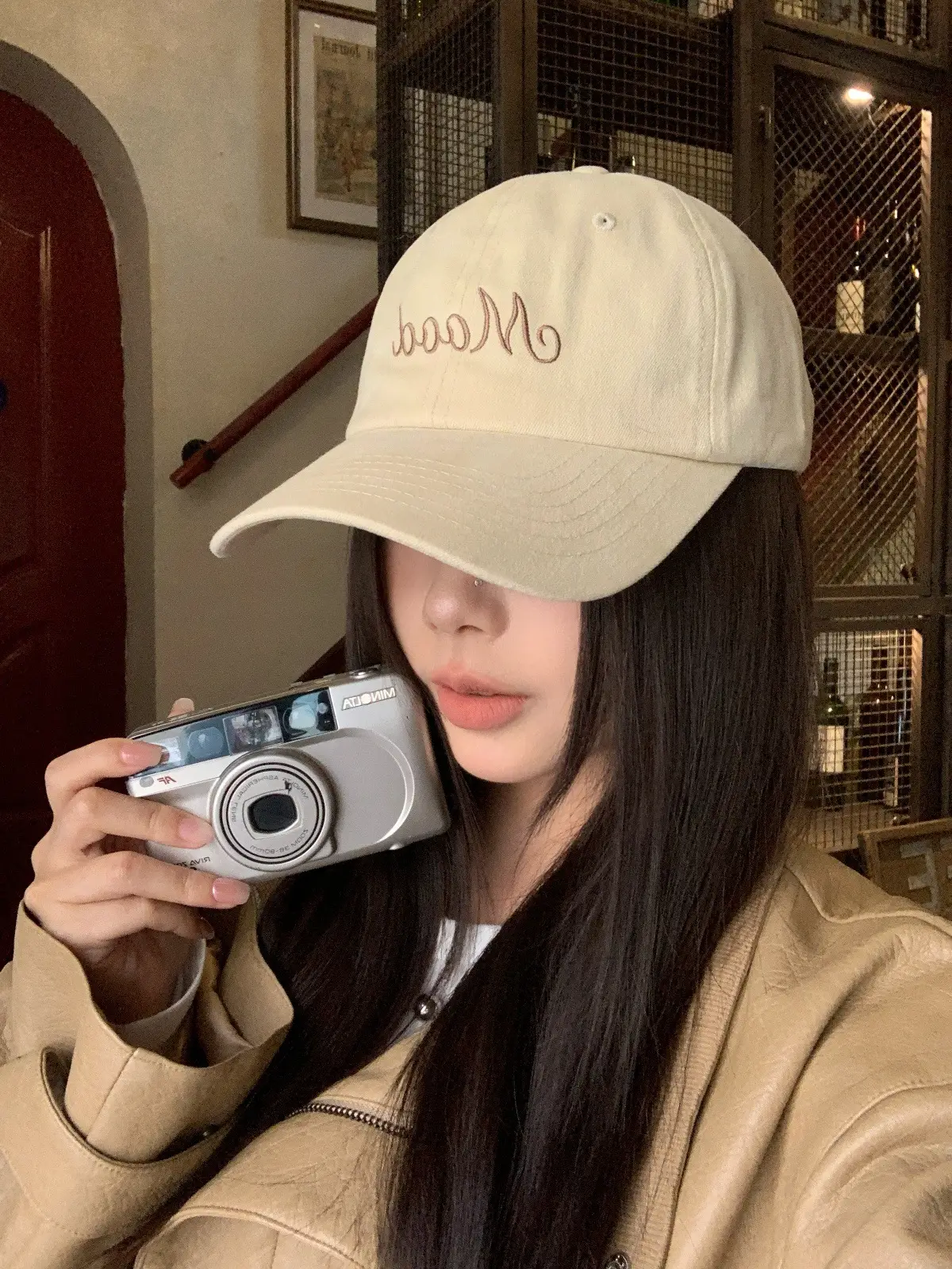 Green Embroidered Baseball Cap for Women — feature 14