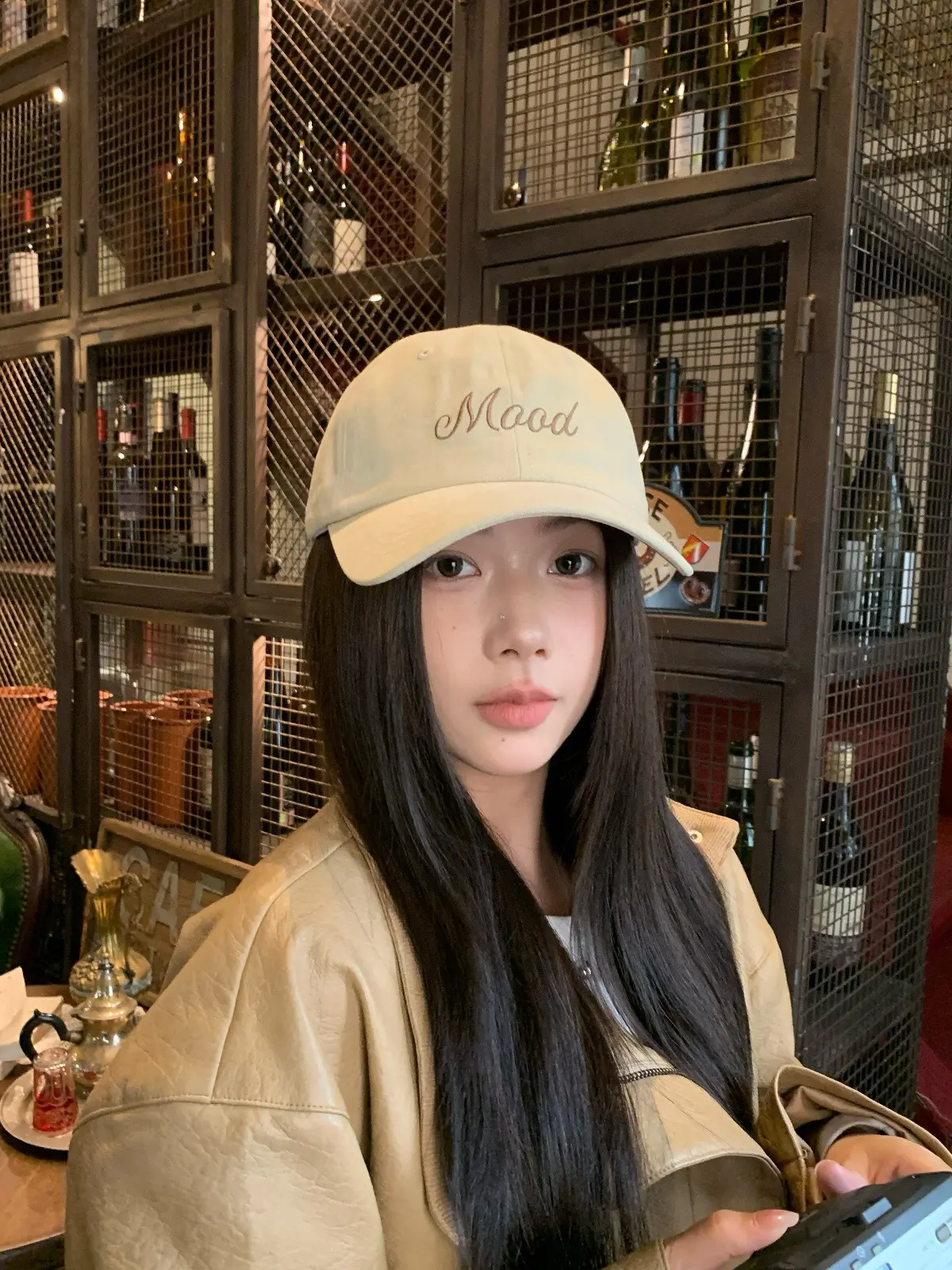 Green Embroidered Baseball Cap for Women — feature 15