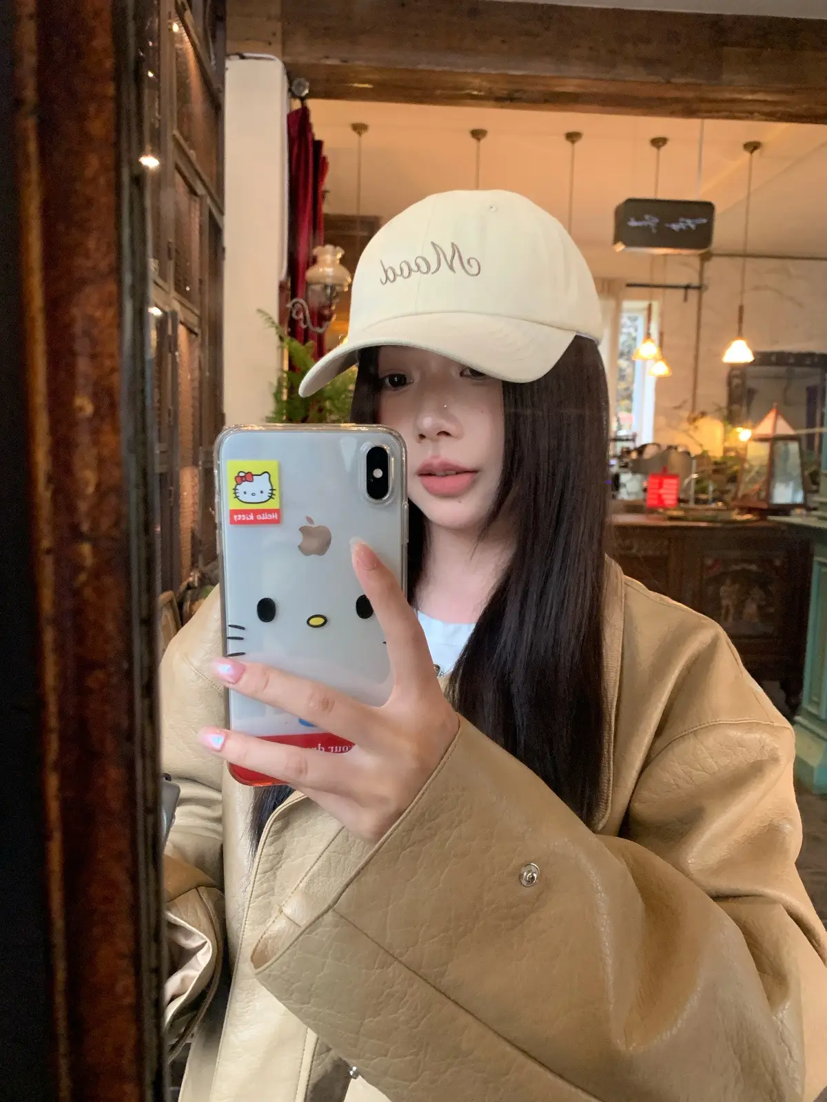 Green Embroidered Baseball Cap for Women — feature 17