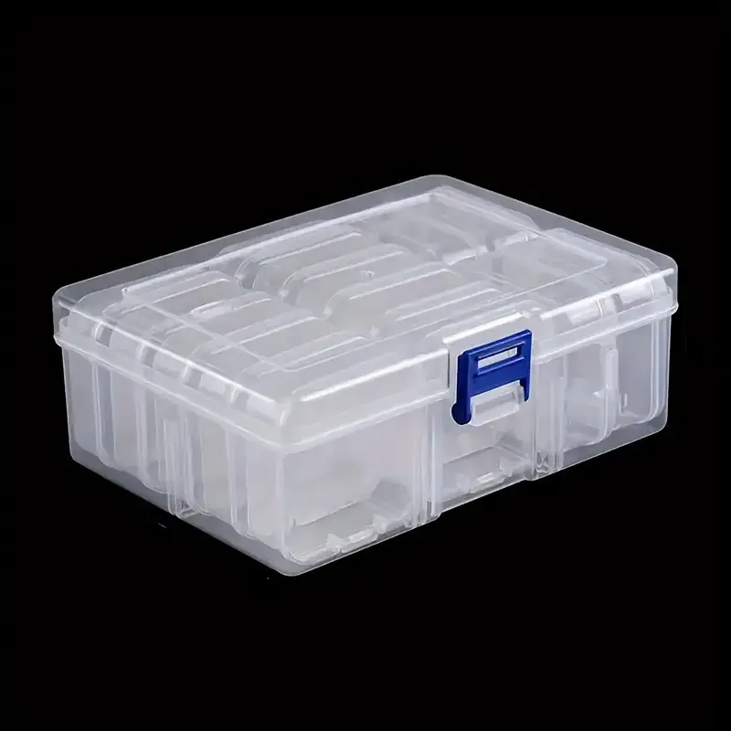 32Pcs Clear Plastic Storage Box Set Portable Crystal — feature 3