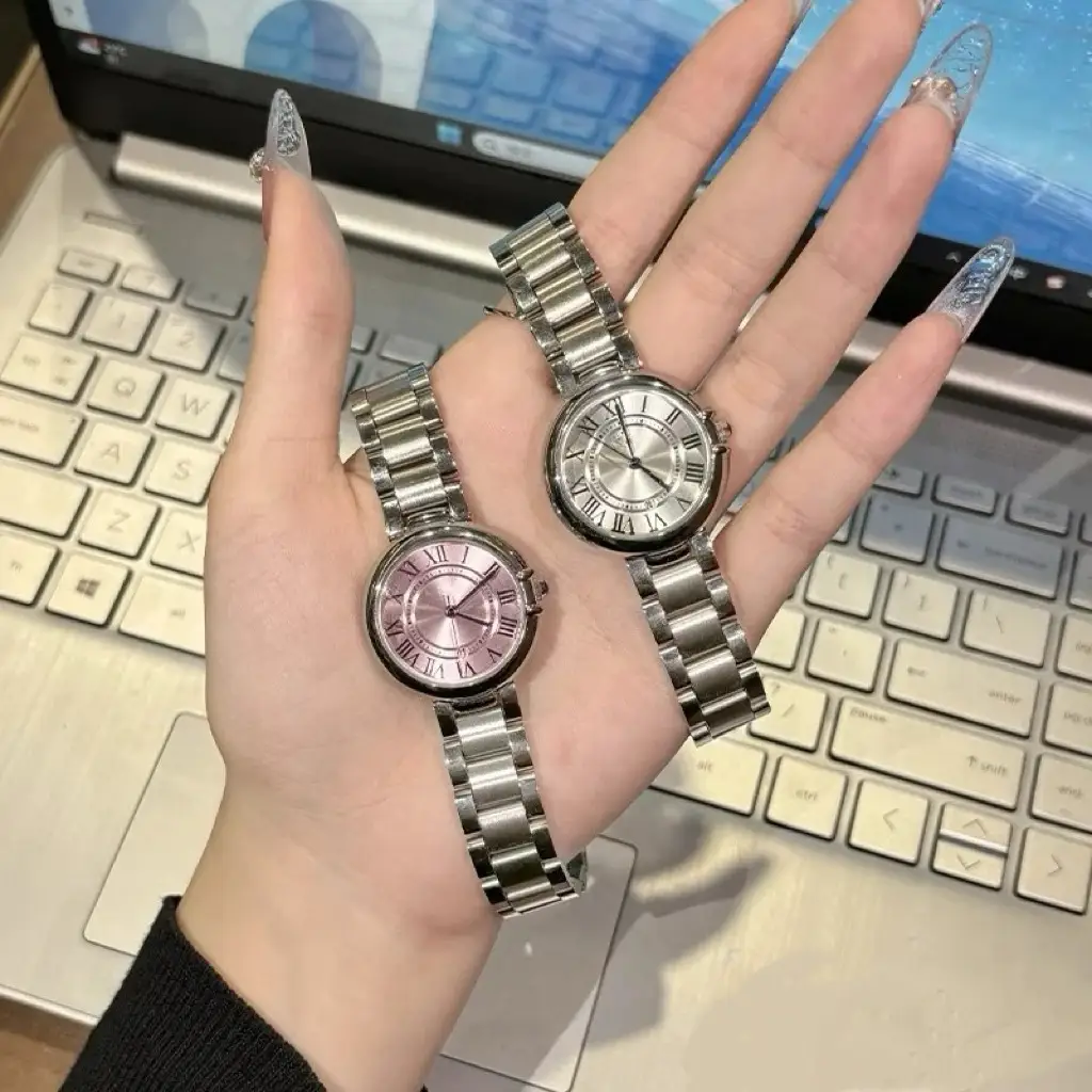 Swiss Same Style Women's Watch Niche Light Luxury Women's Fully Automatic Non-Mechanical Watch Waterproof High-End Gift for Girlfriend — feature 6