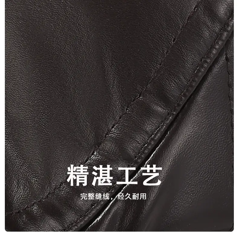 Black Leather Duckbill Cap for Men Elderly Cold Proof — feature 6