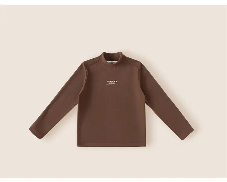 New Kidsren's Medium Large Letter T-Shirts Brown — feature 19