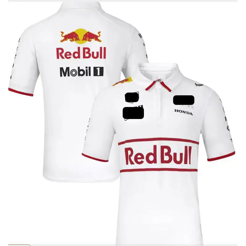 2526 Aston Martin Ferrari Red Bull Mclaren Mercedes Racing Suit Summer Short Sleeve Casual Wear