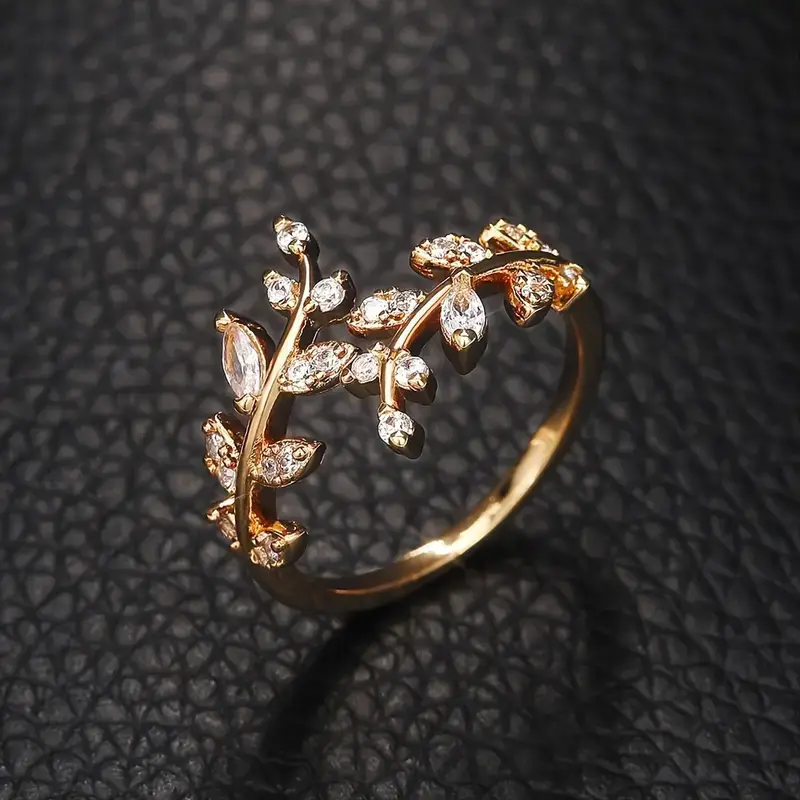 Adjustable Leaf Silver Ring for Women β feature 4