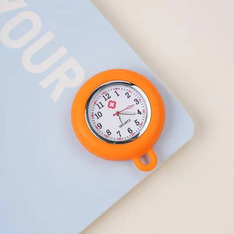 Dopamine Silicone Nurse Watch Creative Simple Round Hanging Watch Medical Examination Student Watch Nurse Pocket Watch Wholesale — feature 12