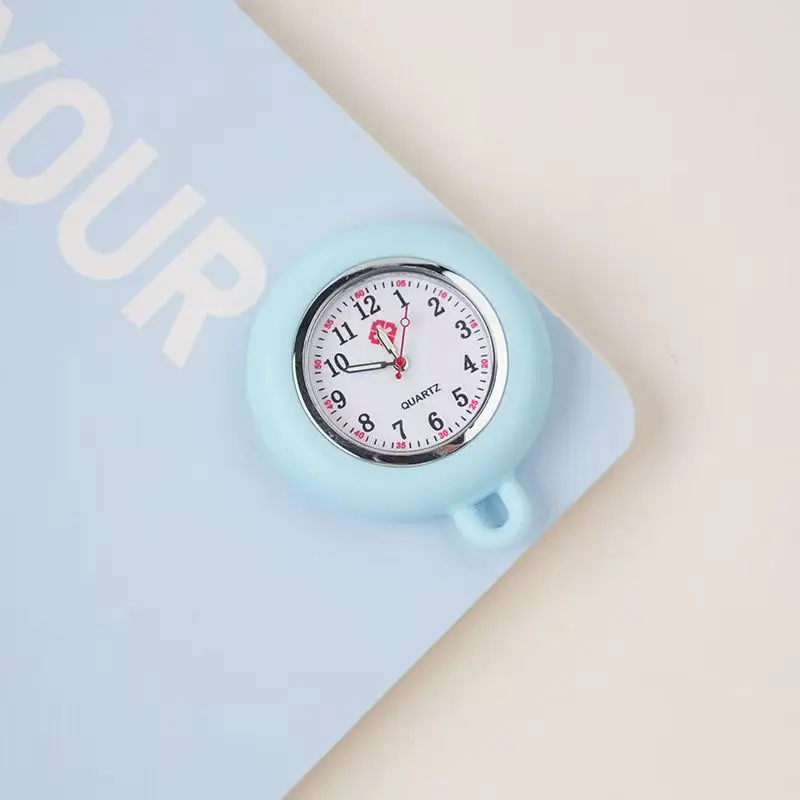 Dopamine Silicone Nurse Watch Creative Simple Round Hanging Watch Medical Examination Student Watch Nurse Pocket Watch Wholesale — feature 13
