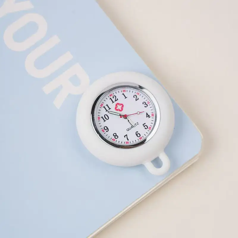 Dopamine Silicone Nurse Watch Creative Simple Round Hanging Watch Medical Examination Student Watch Nurse Pocket Watch Wholesale — feature 6