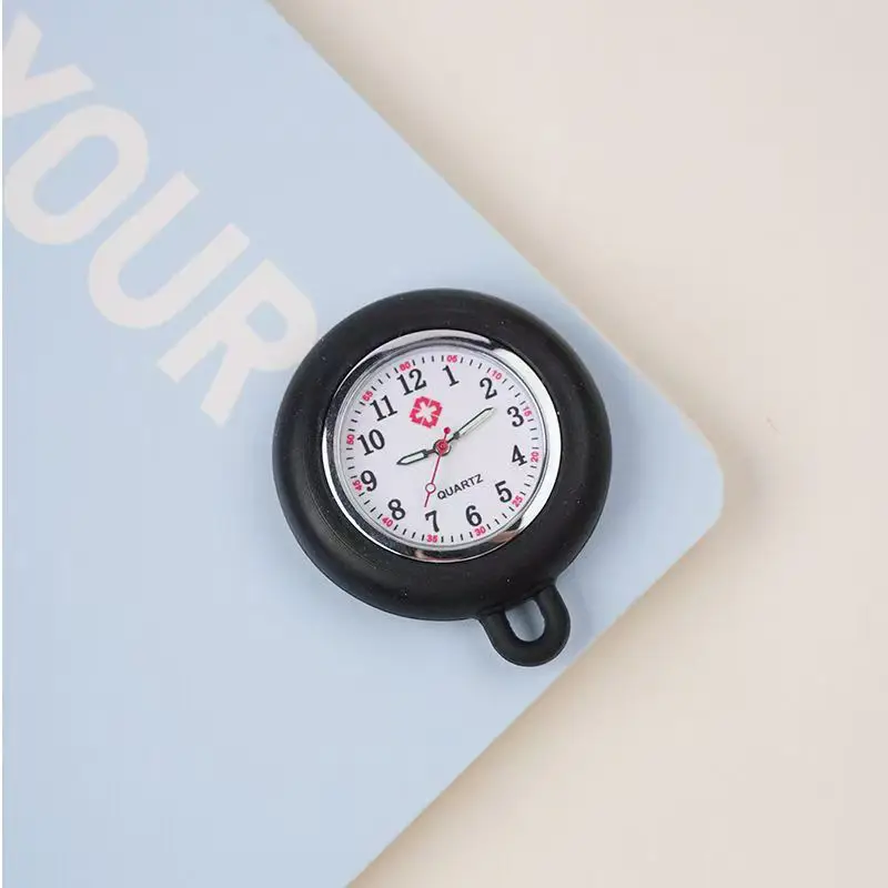 Dopamine Silicone Nurse Watch Creative Simple Round Hanging Watch Medical Examination Student Watch Nurse Pocket Watch Wholesale — feature 7