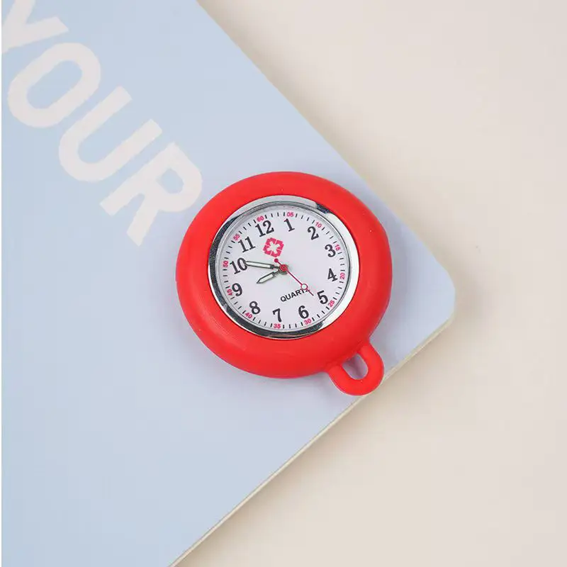 Dopamine Silicone Nurse Watch Creative Simple Round Hanging Watch Medical Examination Student Watch Nurse Pocket Watch Wholesale — feature 8