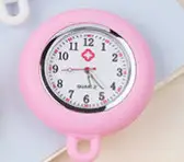 Dopamine Silicone Nurse Watch Creative Simple Round Hanging Watch Medical Examination Student Watch Nurse Pocket Watch Wholesale
