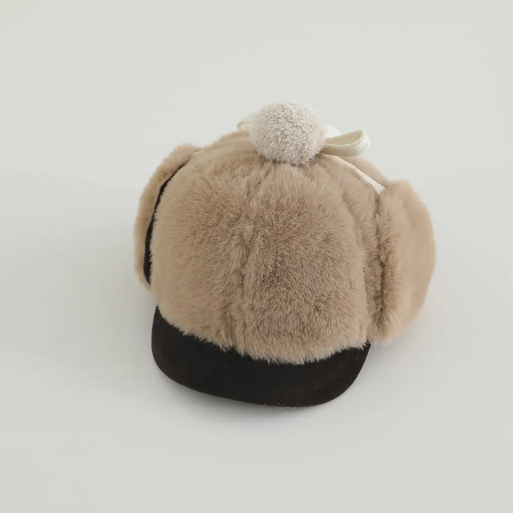 Baby Winter Plush Hat with Leopard Print Ear Protection — feature 20