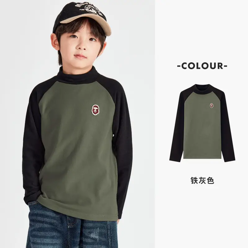 Duoduo Boys Thermal T-Shirt Mid Large 2025 Spring Autumn - Image 2