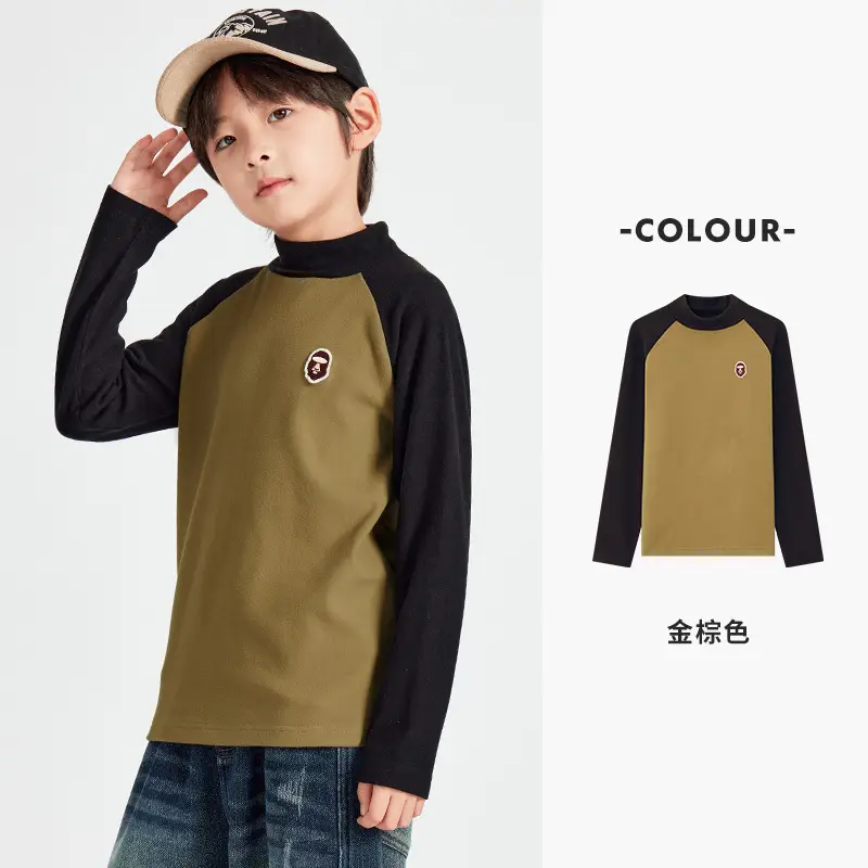 Duoduo Boys Thermal T-Shirt Mid Large 2025 Spring Autumn - Image 4