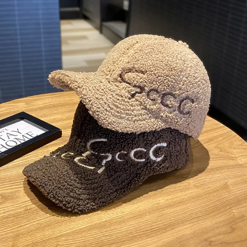 3D Wool Baseball Cap Black Women Men Autumn Winter - Image 11