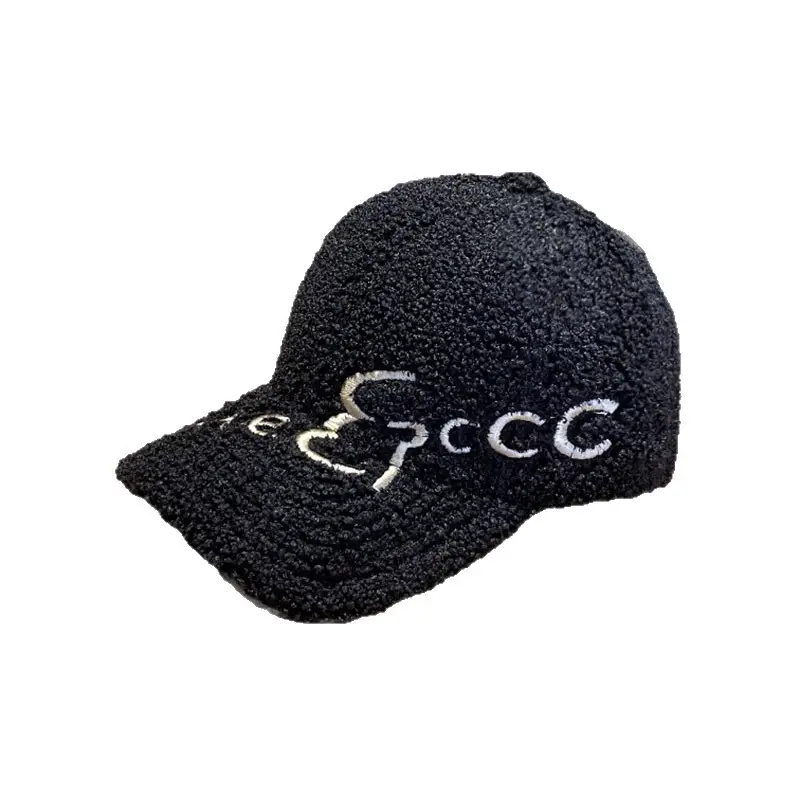 3D Wool Baseball Cap Black Women Men Autumn Winter - Image 12