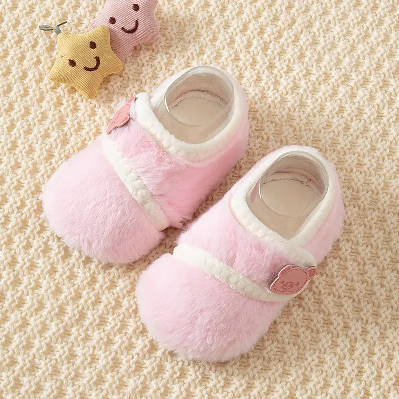 Baby Velvet Warm Socks & Shoes for Toddler Autumn Winter