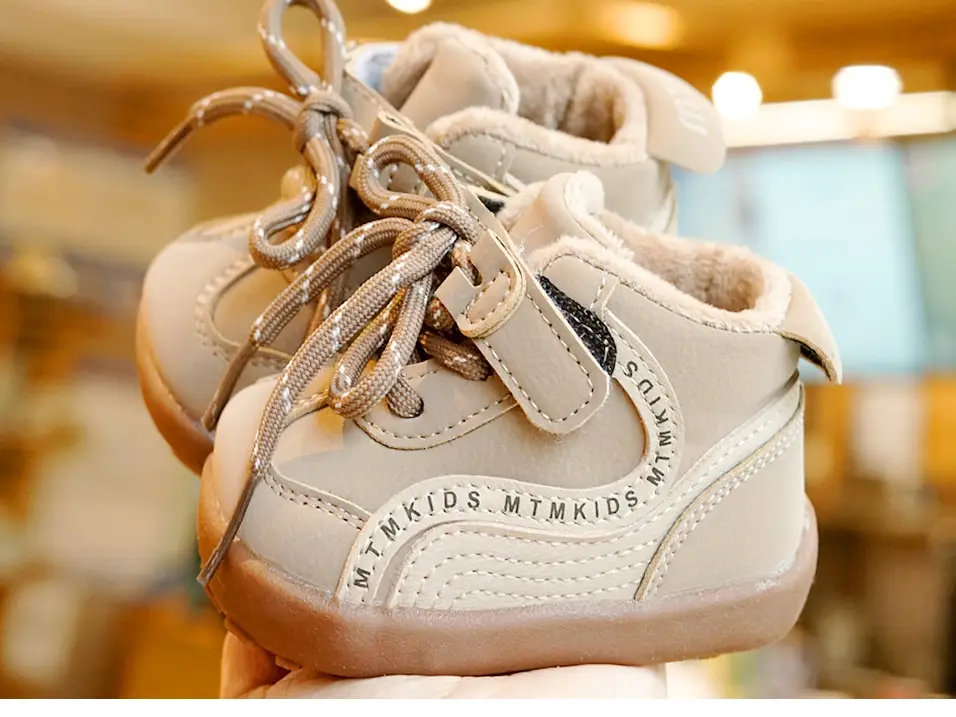 Toddler Winter Fleece Lined Beginner Shoes 1-2Y — feature 4