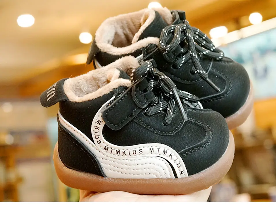 Toddler Winter Fleece Lined Beginner Shoes 1-2Y — feature 6