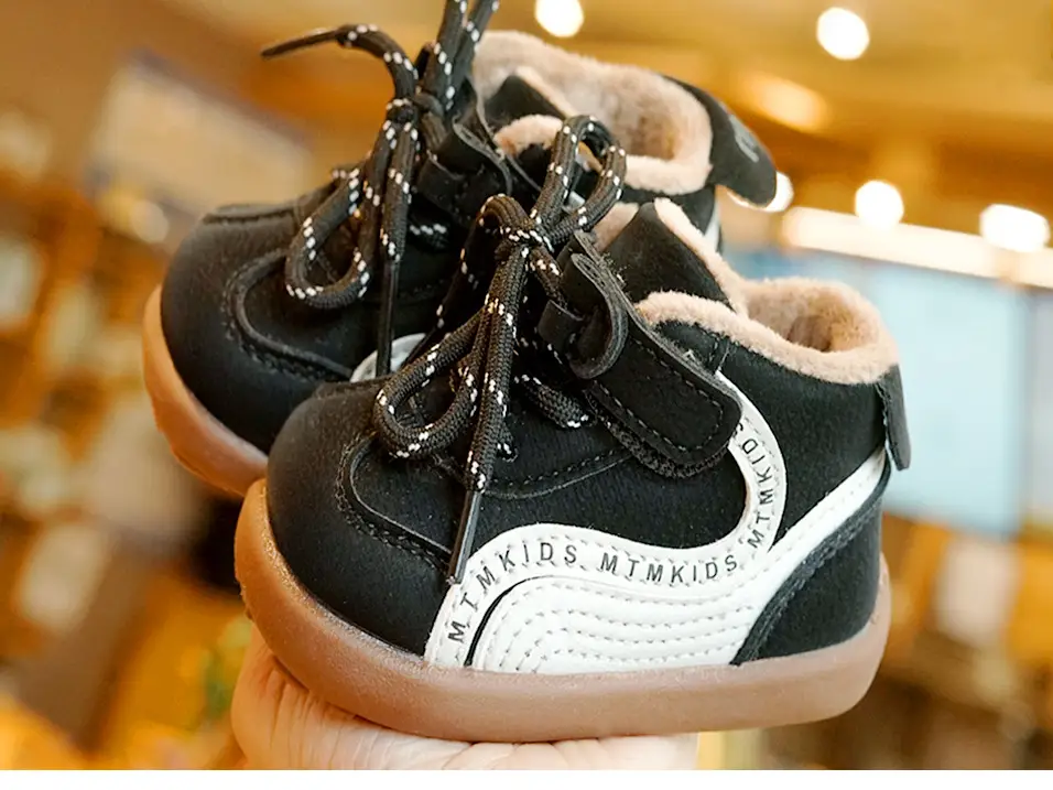 Toddler Winter Fleece Lined Beginner Shoes 1-2Y — feature 7