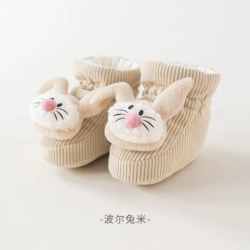Baby Fleece Lined Warm Shoes for Newborns - Image 3