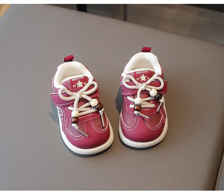 Winter Baby Boys and Girls Fleece-Lined Toddler Shoes for Infants 0 to 1-3 and a Half Years Old, 12-Month-Old Winter Warm Cotton Shoes — feature 13