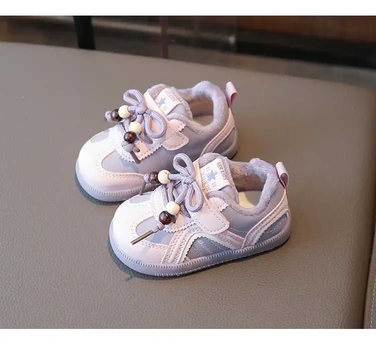 Winter Baby Boys and Girls Fleece-Lined Toddler Shoes for Infants 0 to 1-3 and a Half Years Old, 12-Month-Old Winter Warm Cotton Shoes — feature 16