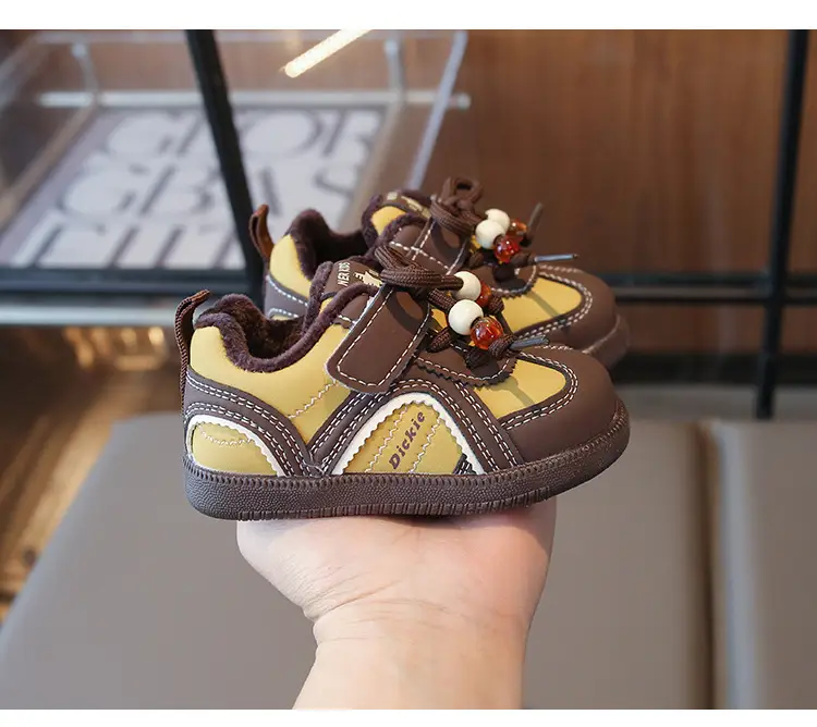 Winter Baby Boys and Girls Fleece-Lined Toddler Shoes for Infants 0 to 1-3 and a Half Years Old, 12-Month-Old Winter Warm Cotton Shoes — feature 18