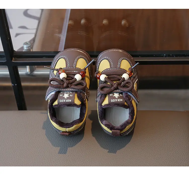 Winter Baby Boys and Girls Fleece-Lined Toddler Shoes for Infants 0 to 1-3 and a Half Years Old, 12-Month-Old Winter Warm Cotton Shoes — feature 19