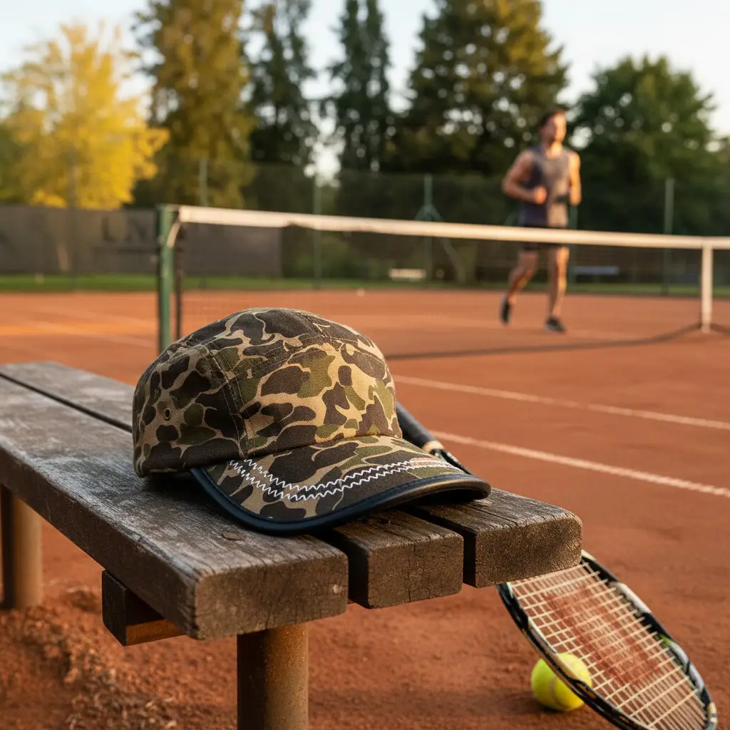 Men Camouflage Baseball Cap with Wide Brim — feature 18