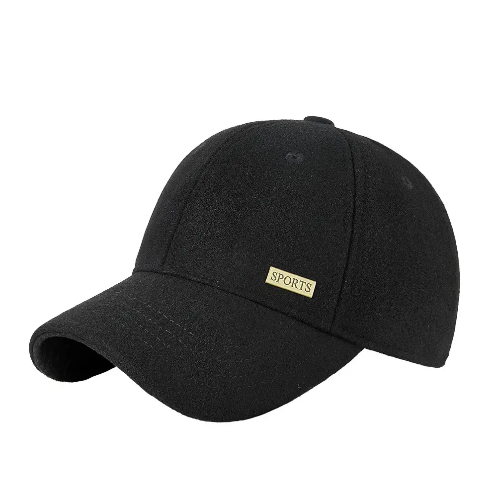 Men Wool Adjustable Cap Windproof Cold Proof