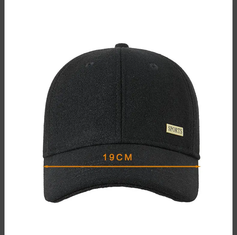 Men Wool Adjustable Cap Windproof Cold Proof — feature 17