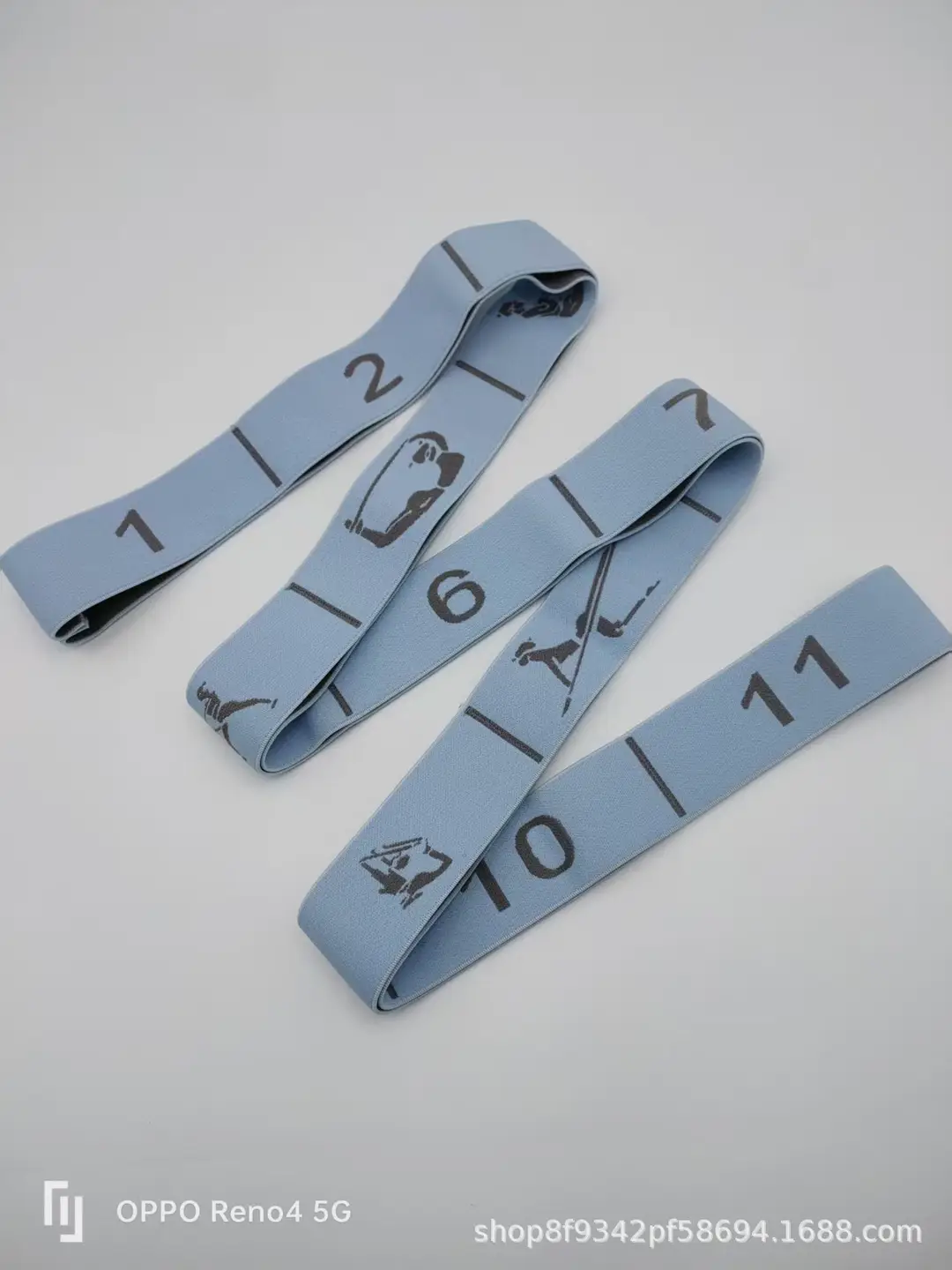 In-Stock Yoga Stretch Band with Numerical Segments for Dance and Fitness, Elastic Band for Auxiliary Resistance Stretching and Back Opening Posture Training — feature 18