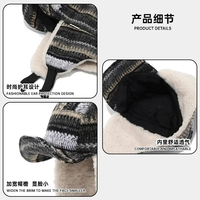 Japanese-Style Fleece Lined Duckbill Hat for Women - Image 6